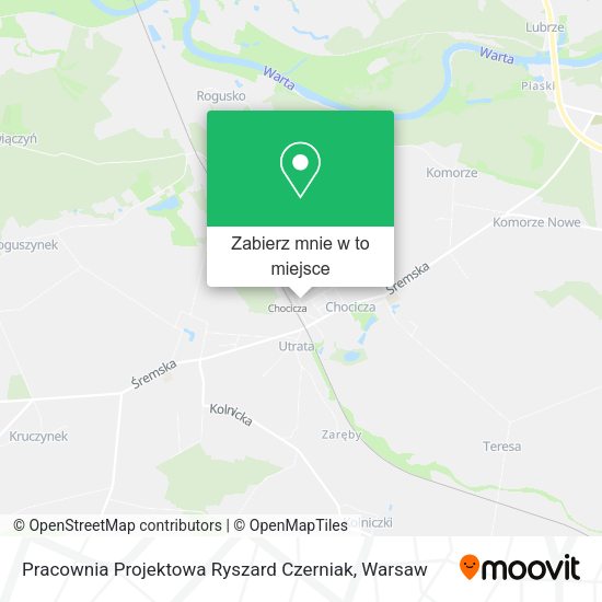 Mapa Pracownia Projektowa Ryszard Czerniak