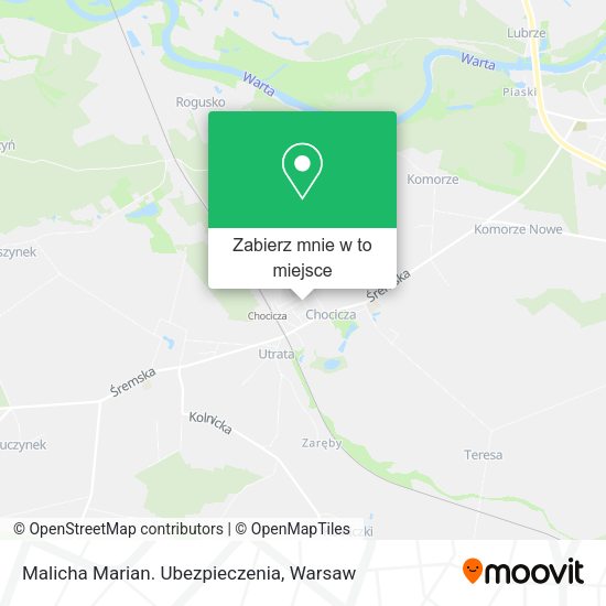 Mapa Malicha Marian. Ubezpieczenia