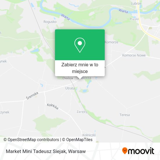 Mapa Market Mini Tadeusz Siejak