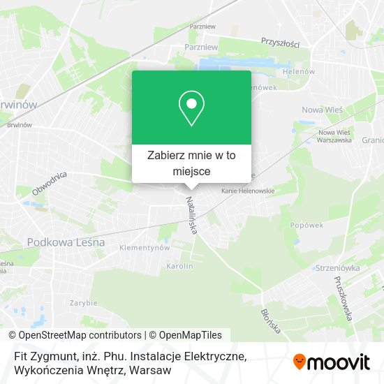 Mapa Fit Zygmunt, inż. Phu. Instalacje Elektryczne, Wykończenia Wnętrz