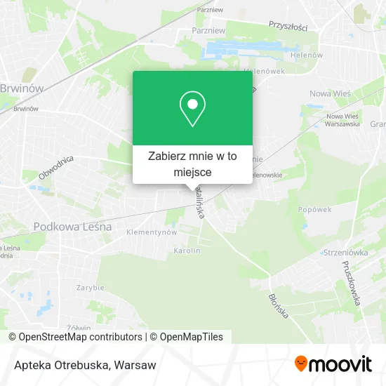 Mapa Apteka Otrebuska
