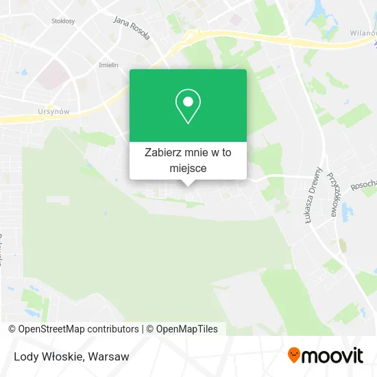Mapa Lody Włoskie