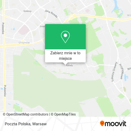 Mapa Poczta Polska