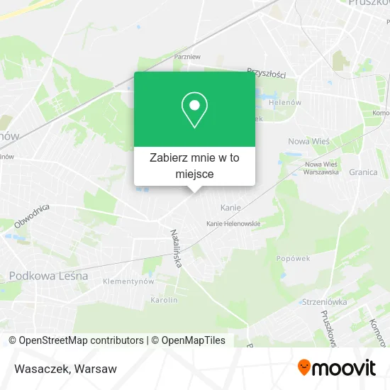 Mapa Wasaczek
