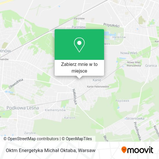 Mapa Oktm Energetyka Michał Oktaba