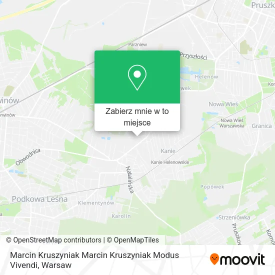 Mapa Marcin Kruszyniak Marcin Kruszyniak Modus Vivendi