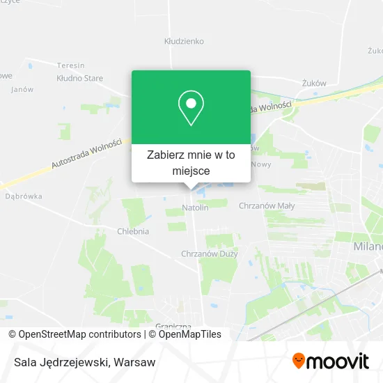 Mapa Sala Jędrzejewski
