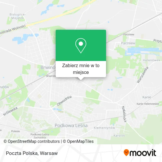 Mapa Poczta Polska