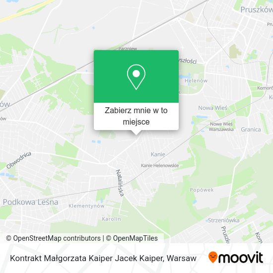 Mapa Kontrakt Małgorzata Kaiper Jacek Kaiper