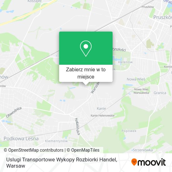 Mapa Uslugi Transportowe Wykopy Rozbiorki Handel