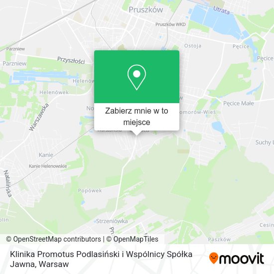 Mapa Klinika Promotus Podlasiński i Wspólnicy Spółka Jawna