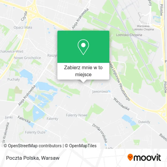 Mapa Poczta Polska