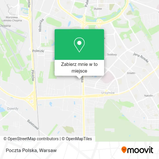 Mapa Poczta Polska