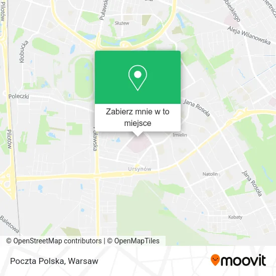 Mapa Poczta Polska