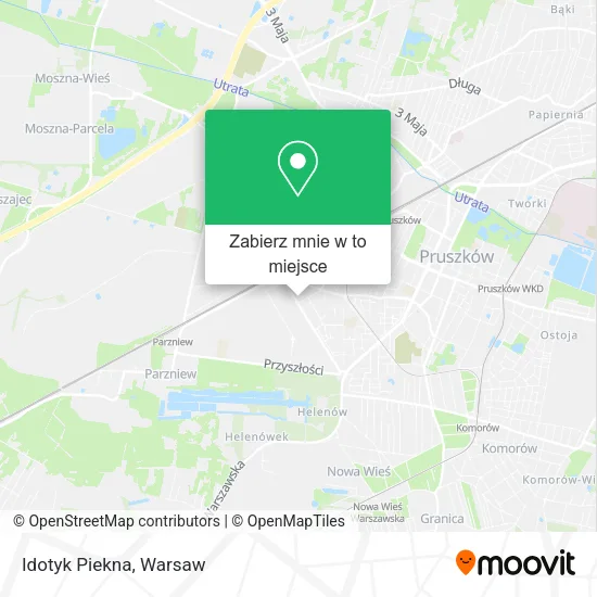 Mapa Idotyk Piekna