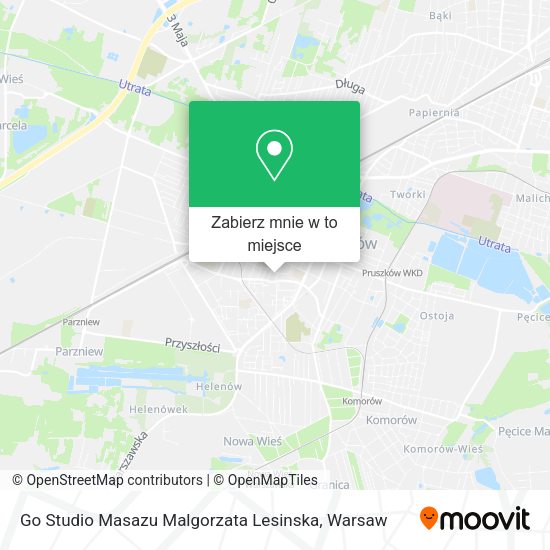 Mapa Go Studio Masazu Malgorzata Lesinska