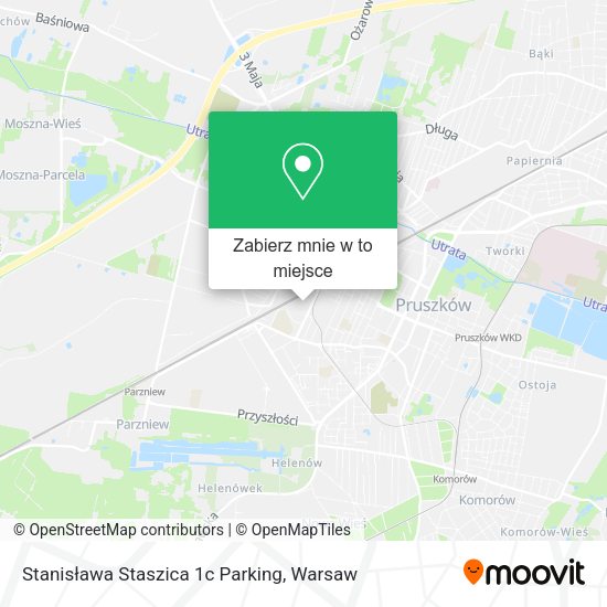 Mapa Stanisława Staszica 1c Parking