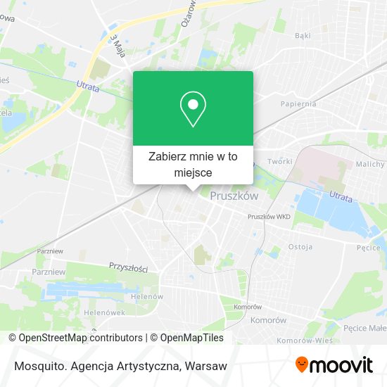 Mapa Mosquito. Agencja Artystyczna