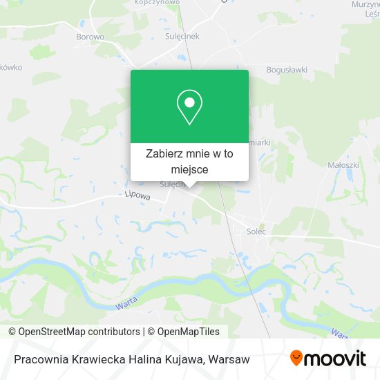 Mapa Pracownia Krawiecka Halina Kujawa