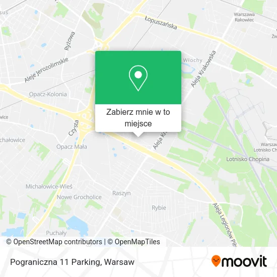 Mapa Pograniczna 11 Parking