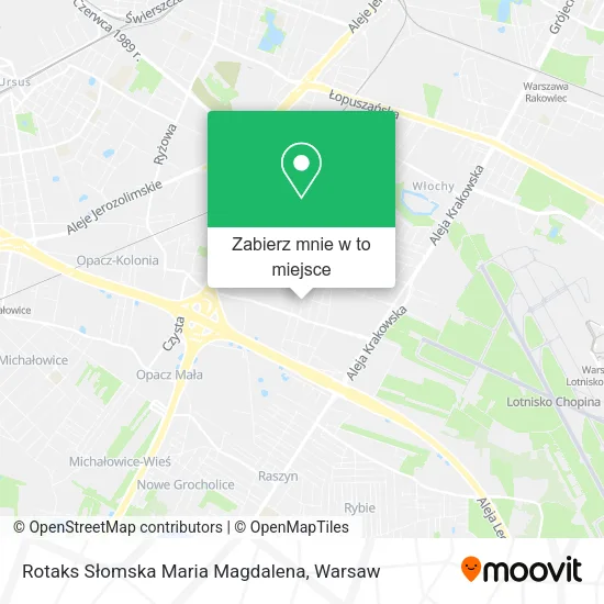 Mapa Rotaks Słomska Maria Magdalena