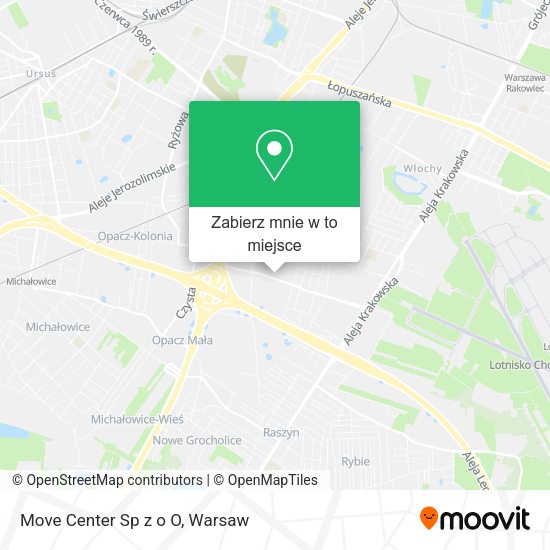 Mapa Move Center Sp z o O