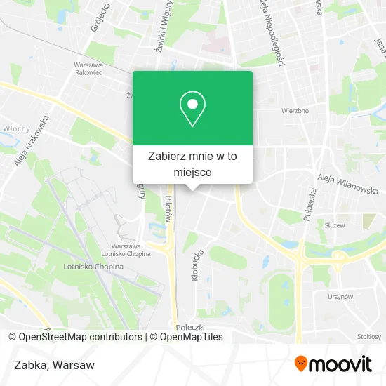 Mapa Zabka