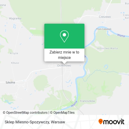 Mapa Sklep Miesno-Spozywczy