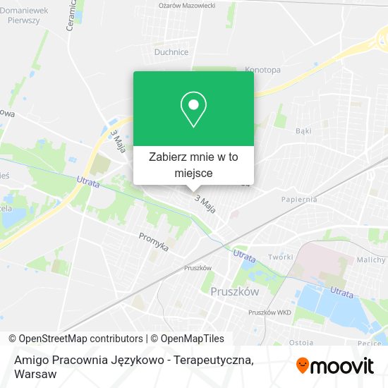 Mapa Amigo Pracownia Językowo - Terapeutyczna