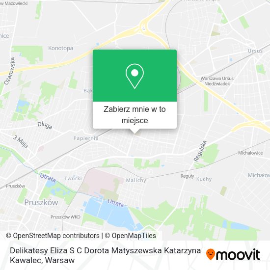 Mapa Delikatesy Eliza S C Dorota Matyszewska Katarzyna Kawalec