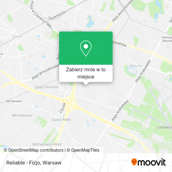 Mapa Reliable - Fizjo