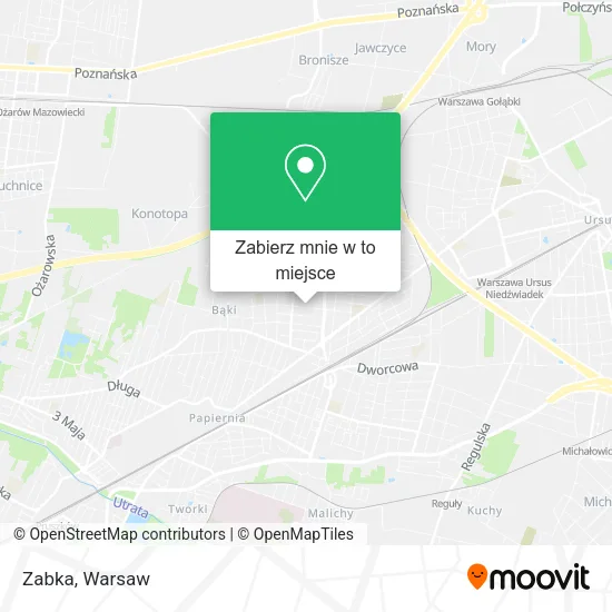 Mapa Zabka