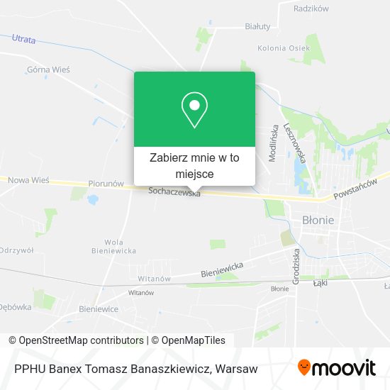 Mapa PPHU Banex Tomasz Banaszkiewicz