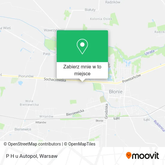 Mapa P H u Autopol