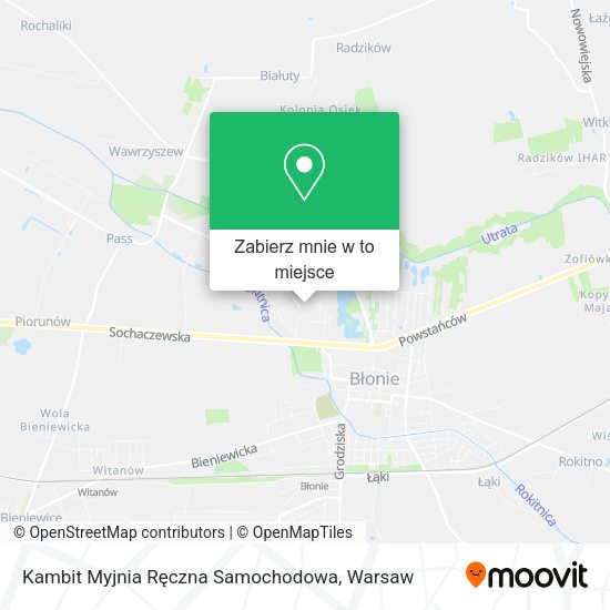 Mapa Kambit Myjnia Ręczna Samochodowa