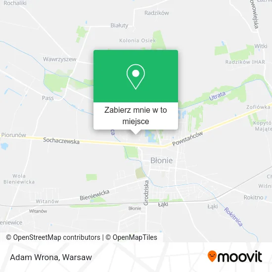 Mapa Adam Wrona