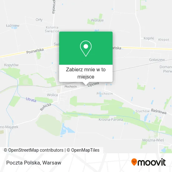 Mapa Poczta Polska