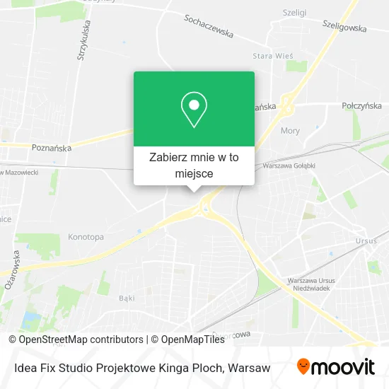 Mapa Idea Fix Studio Projektowe Kinga Ploch