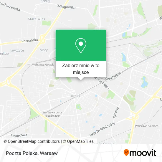 Mapa Poczta Polska