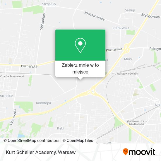 Mapa Kurt Scheller Academy