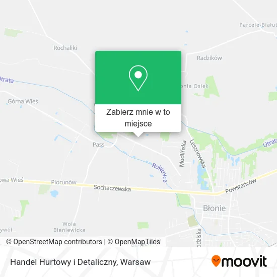 Mapa Handel Hurtowy i Detaliczny