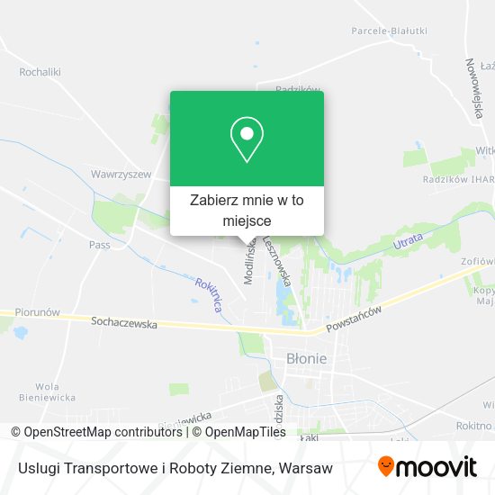 Mapa Uslugi Transportowe i Roboty Ziemne