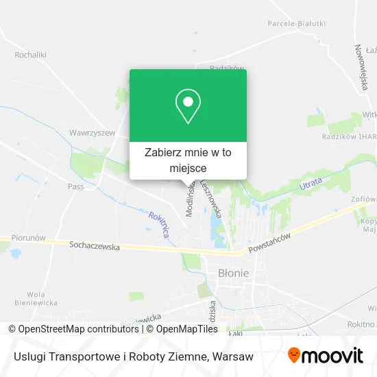Mapa Uslugi Transportowe i Roboty Ziemne