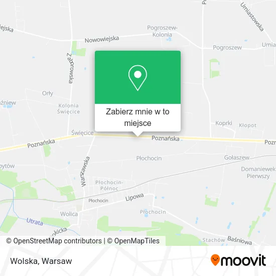 Mapa Wolska