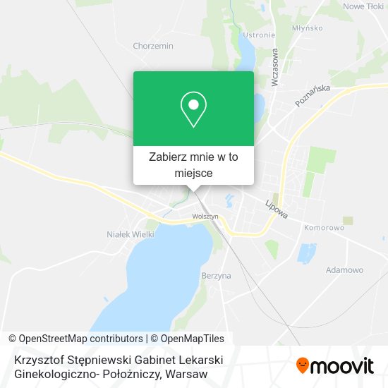 Mapa Krzysztof Stępniewski Gabinet Lekarski Ginekologiczno- Położniczy