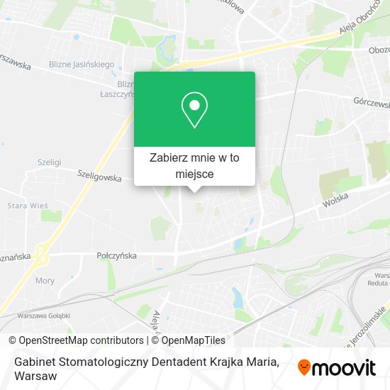 Mapa Gabinet Stomatologiczny Dentadent Krajka Maria