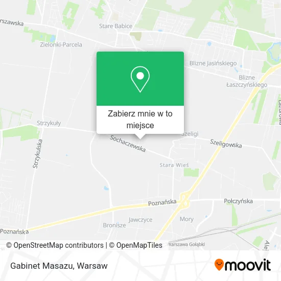 Mapa Gabinet Masazu