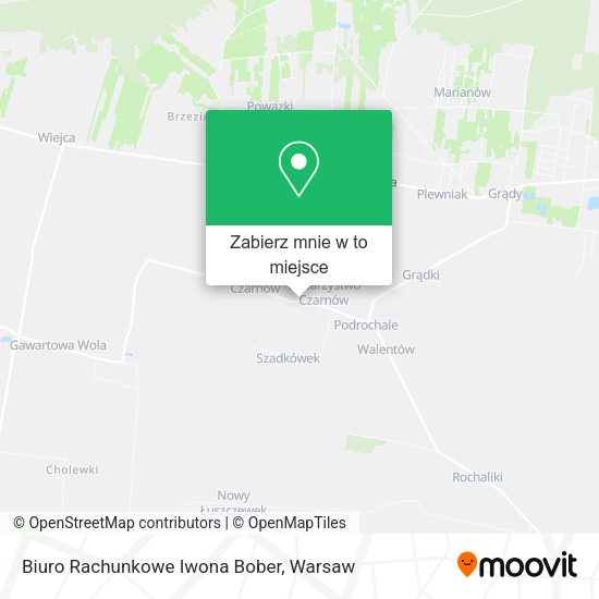 Mapa Biuro Rachunkowe Iwona Bober