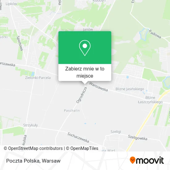 Mapa Poczta Polska