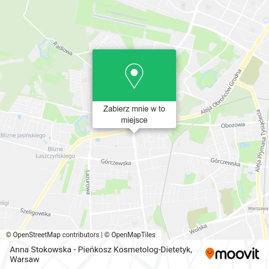 Mapa Anna Stokowska - Pieńkosz Kosmetolog-Dietetyk